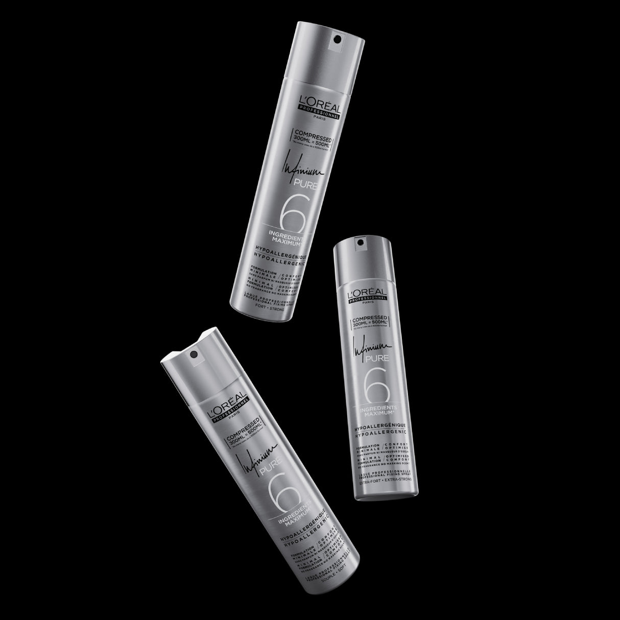 Laque Infinium Pure Extra Forte L'Oréal Professionnel 300 ML