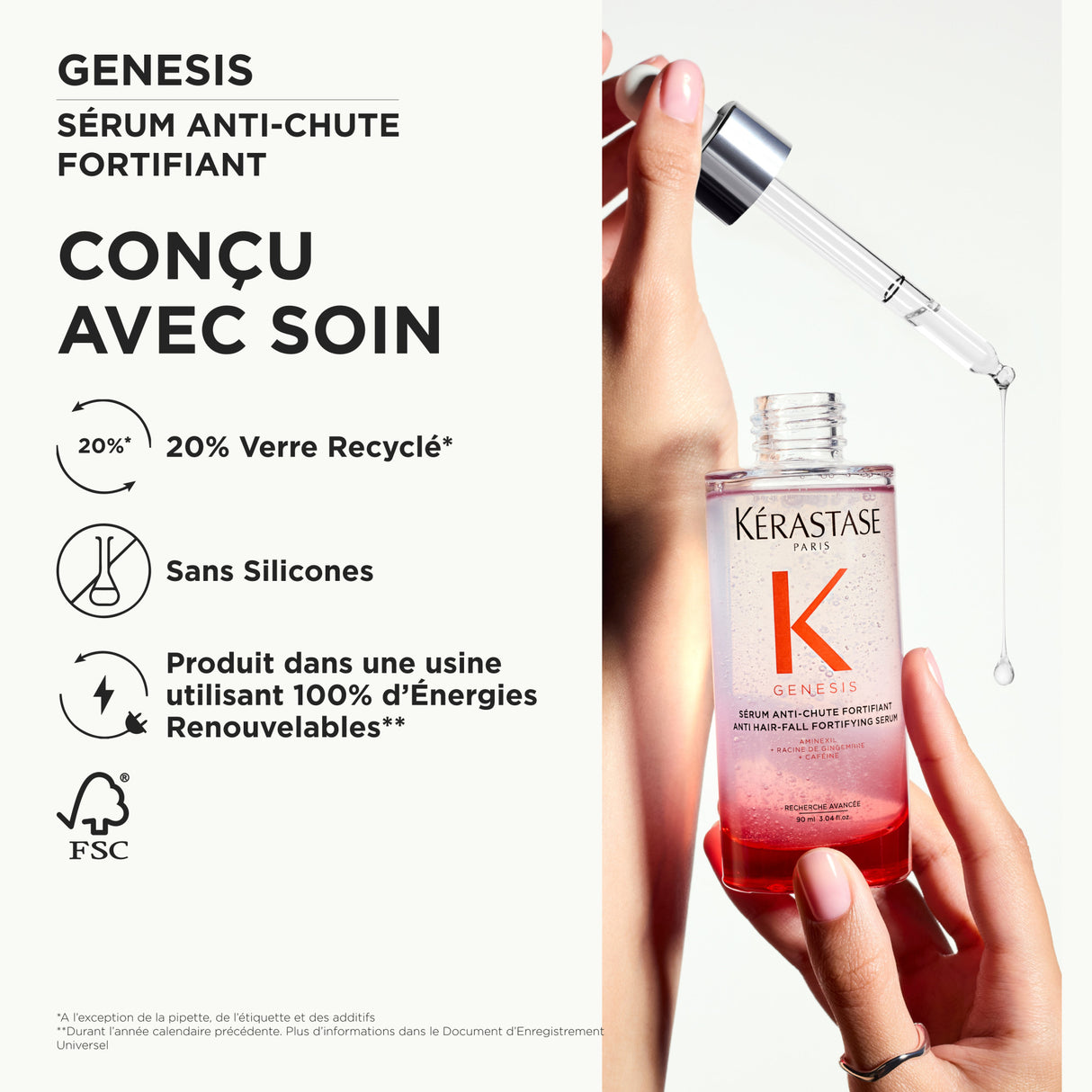 Sérum Anti-Chute Fortifiant Genesis Kérastase 90 ML