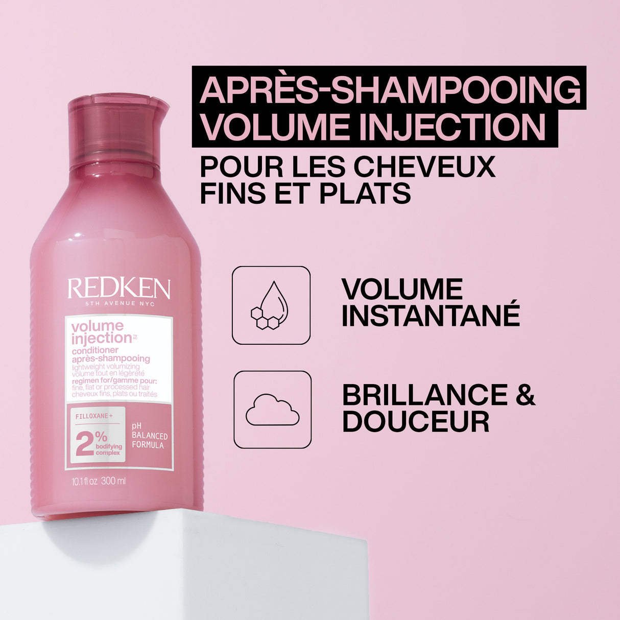 Après-shampoing Volume Injection Redken 300 ML