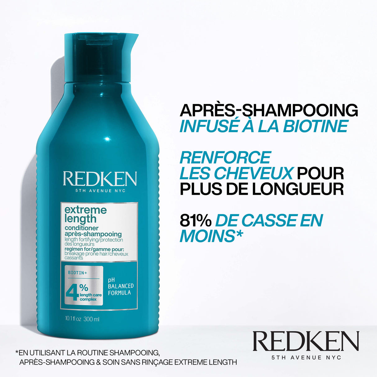 Après-shampoing Extreme Length Redken 300 ML