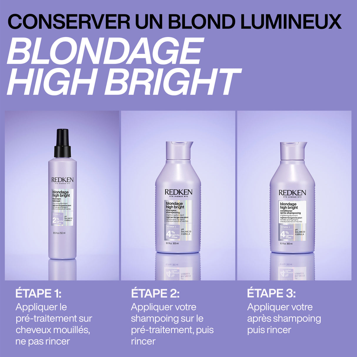 Shampoing Blondage High Bright Redken 300 ML