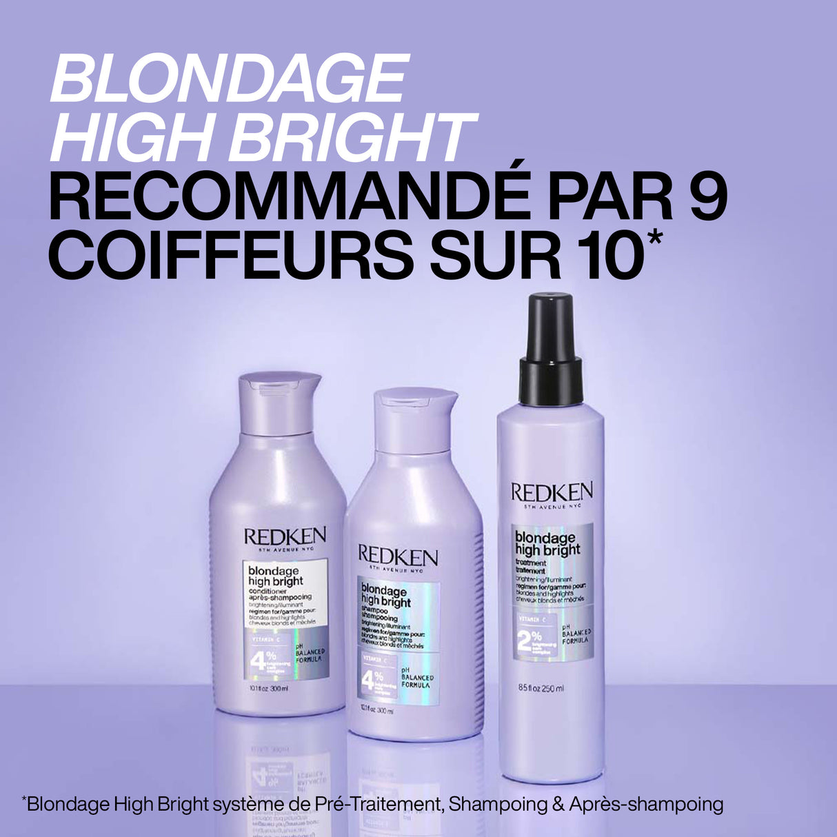 Après-shampoing Blondage High Bright Redken 300 ML
