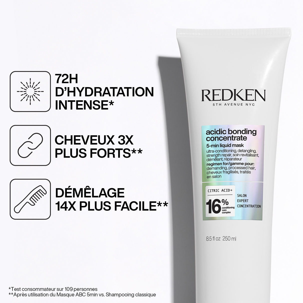 Masque 5 min Acidic Bonding Concentrate Redken 250 ML