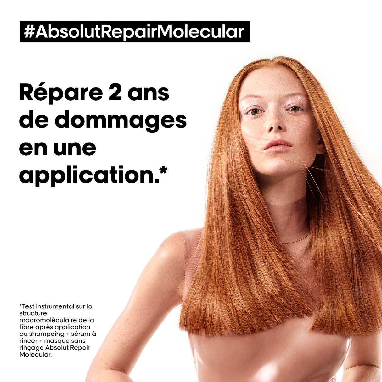 Masque sans rinçage Absolut Repair Molecular L'Oréal Professionnel 50 ML