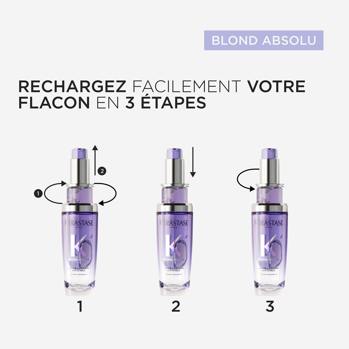Recharge d'Huile Cicagloss Blond Absolu Kérastase 75 ML