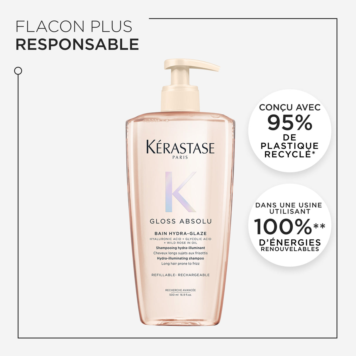 Bain Hydra-Glaze Gloss Absolu Kérastase 500 ML