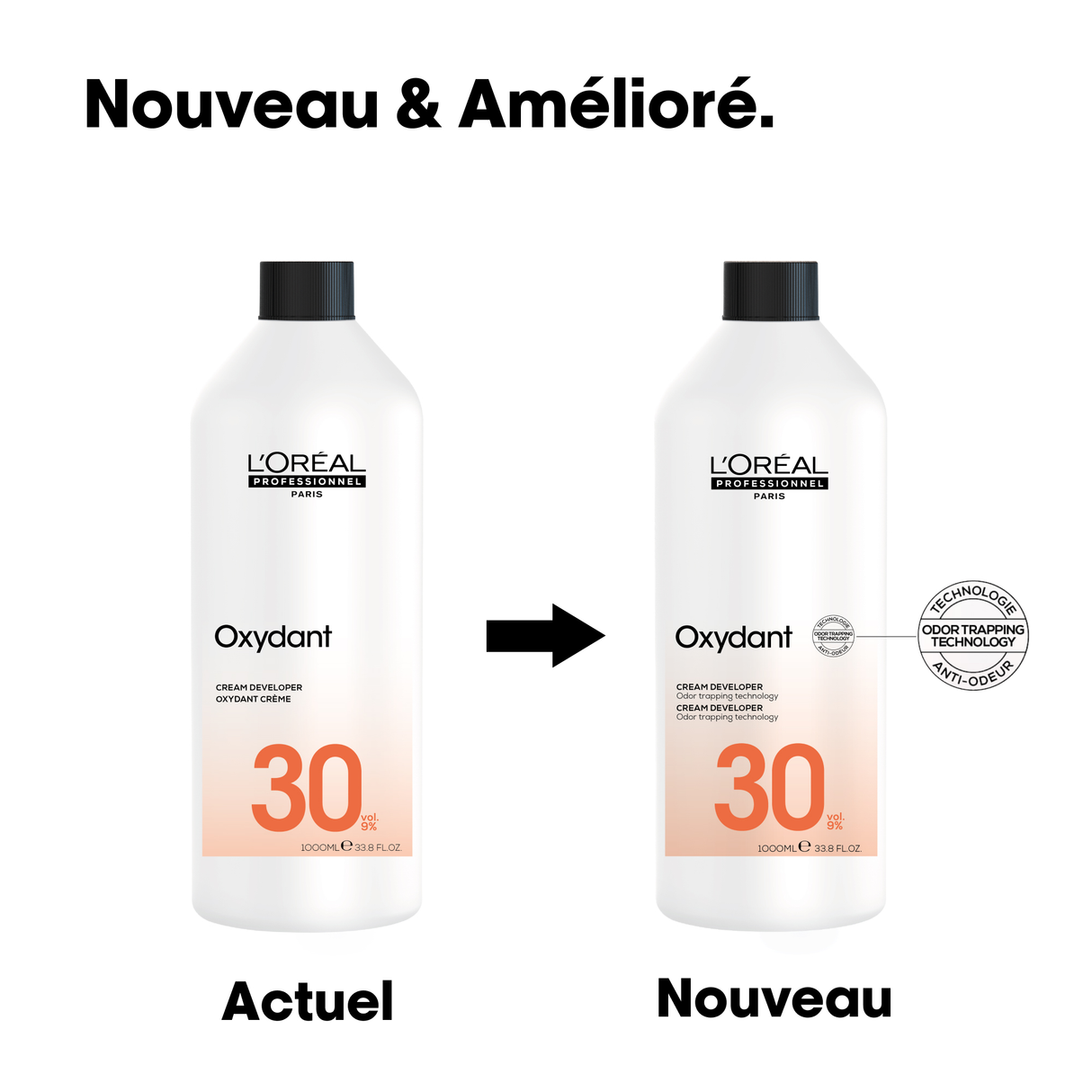 Oxydant L'Oréal Professionnel 30 Vol 1 Litre (NOUVELLE FORMULE)