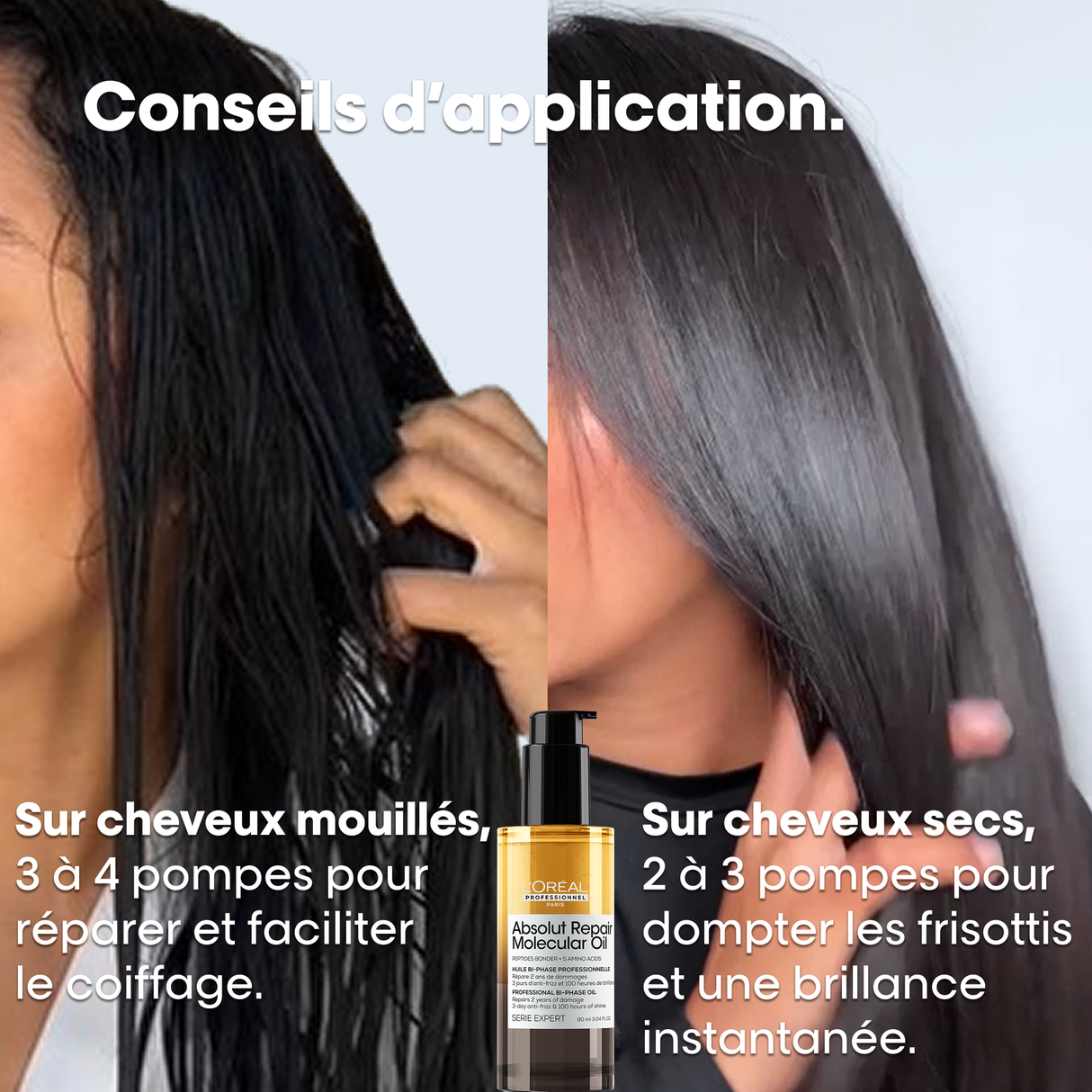 Huile Bi-Phase Absolut Repair Molecular L'Oréal Professionnel