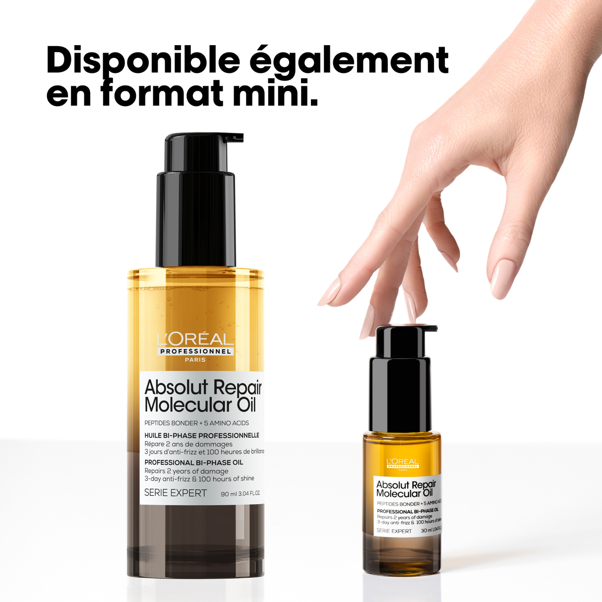 Huile Bi-Phase Absolut Repair Molecular L'Oréal Professionnel