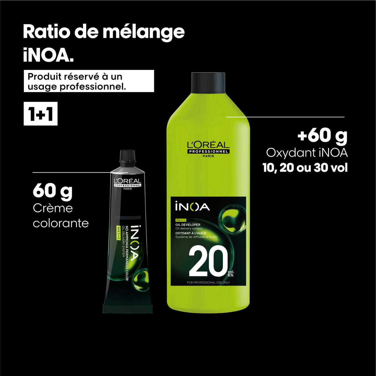 Tube Coloration Inoa L'Oréal Professionnel 60 ML