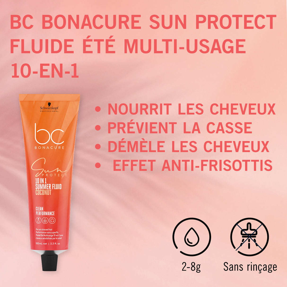Fluide d'Été 10 en 1 BC Sun Protect Schwarzkopf 100 ML