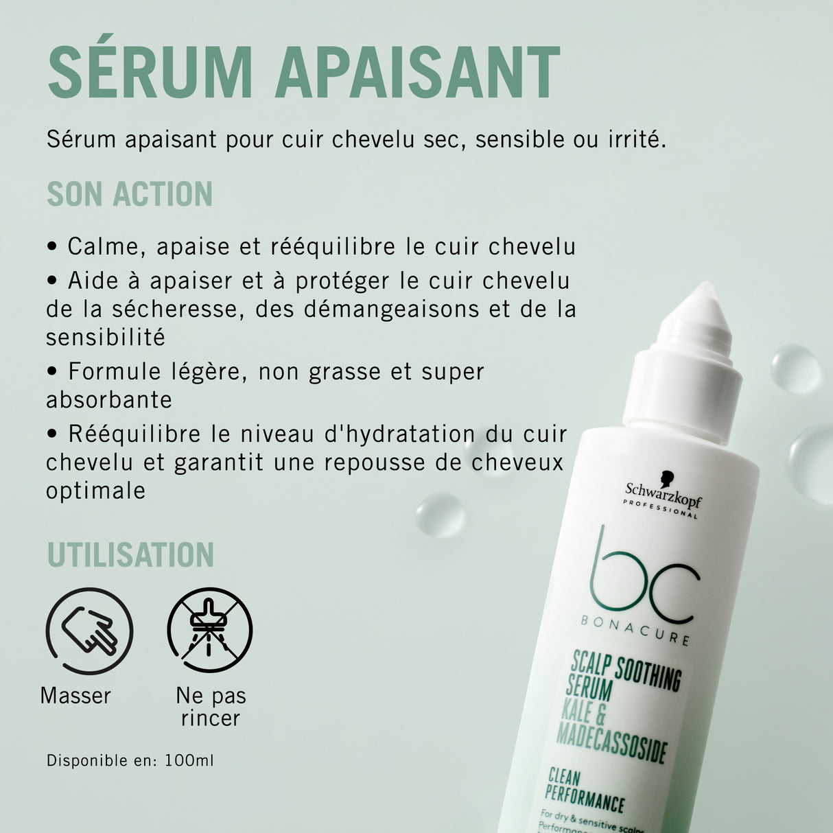 Sérum Apaisant Soothing BC Scalp Schwarzkopf 100 ML