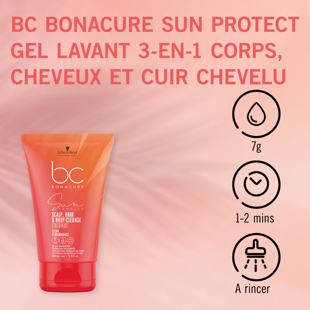 Shampoing Cheveux & Corps BC Sun Protect Schwarzkopf 100 ML