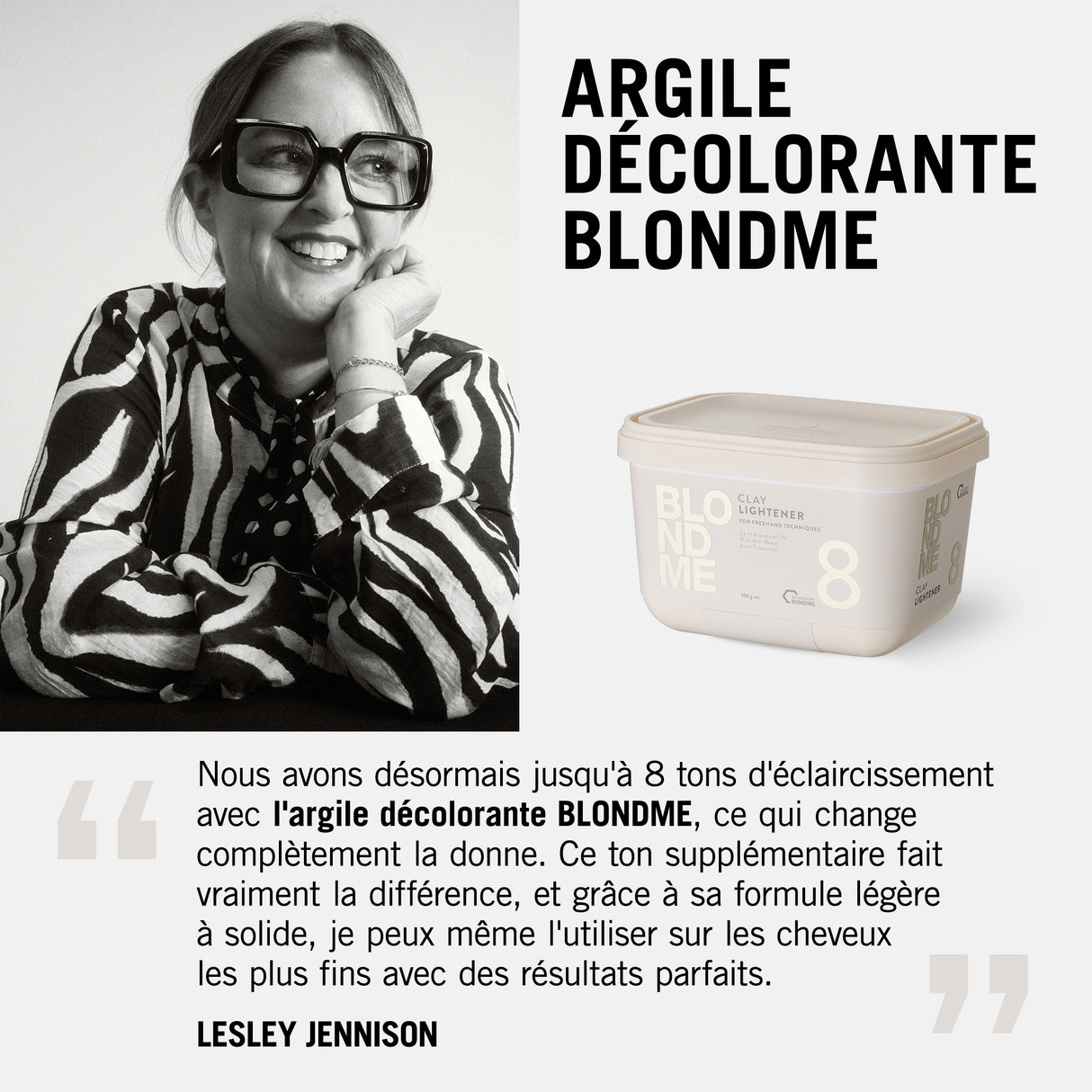 Poudre Décolorante Blond Me Argile 8 Schwarzkopf 350g