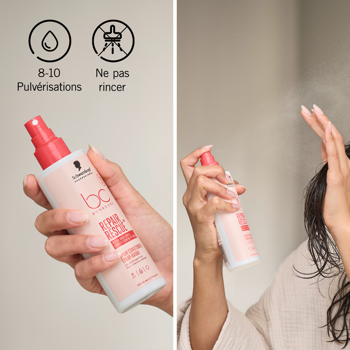 Spray Conditioner BC Repair Rescue Schwarzkopf 400 ML