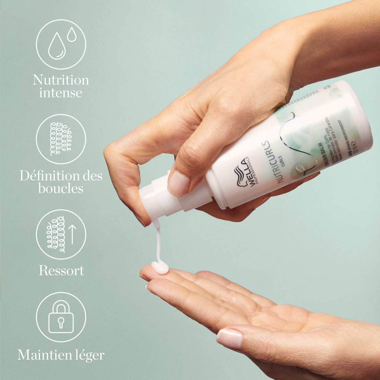 Baume de Définition des Boucles Curlixir Balm Nutricurls Wella 150 ML