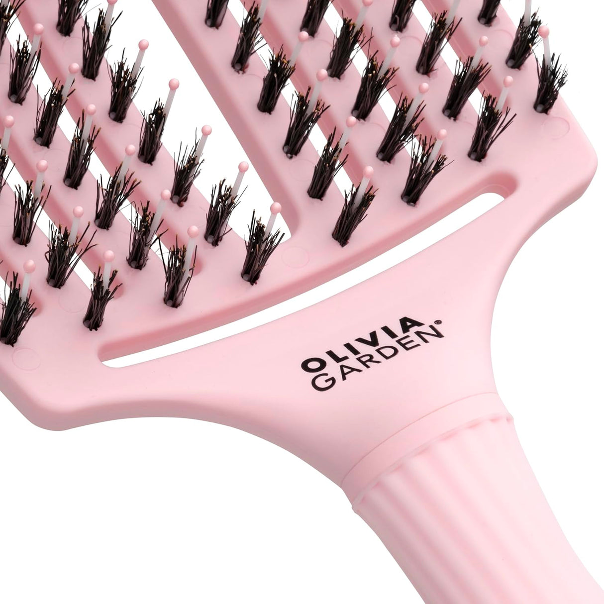 Brosse démêlante Fingerbrush Combo Pastel Pink Grande Olivia Garden