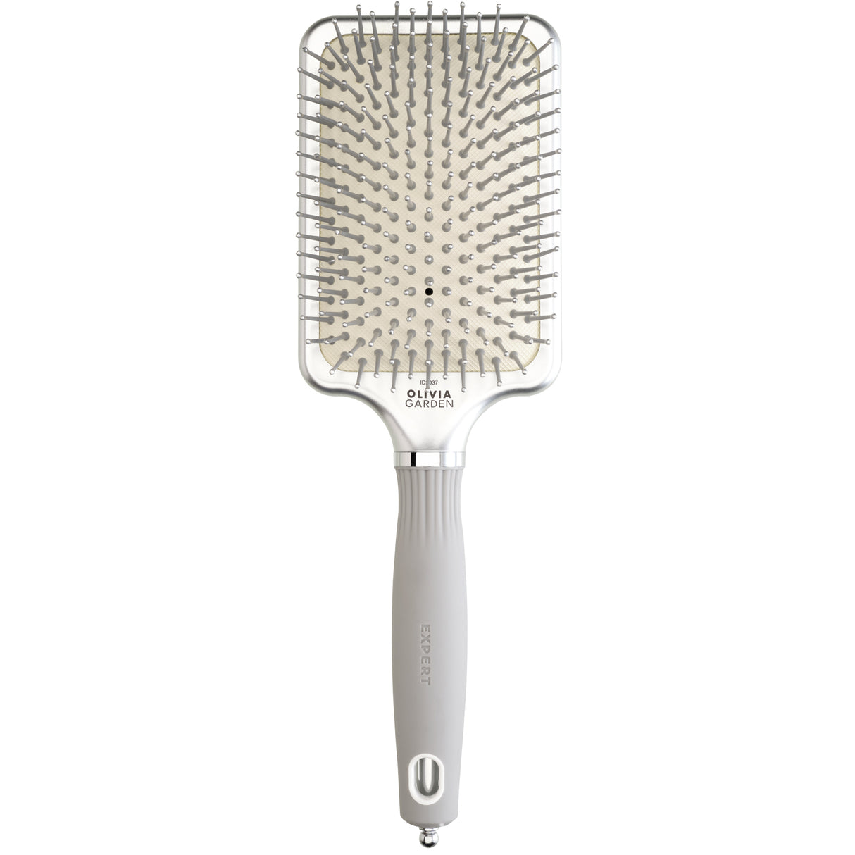 Brosse plate Olivia Garden Expert Care Rectangular Silver Large