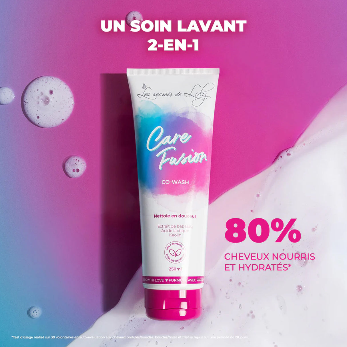 Shampoing Crème Care Fusion - Les Secrets de Loly 250 ML