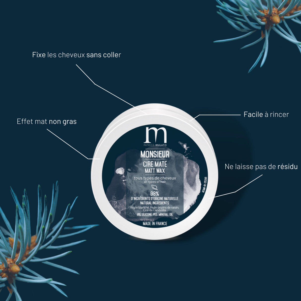 Cire Mate Monsieur Mulato 50 ML