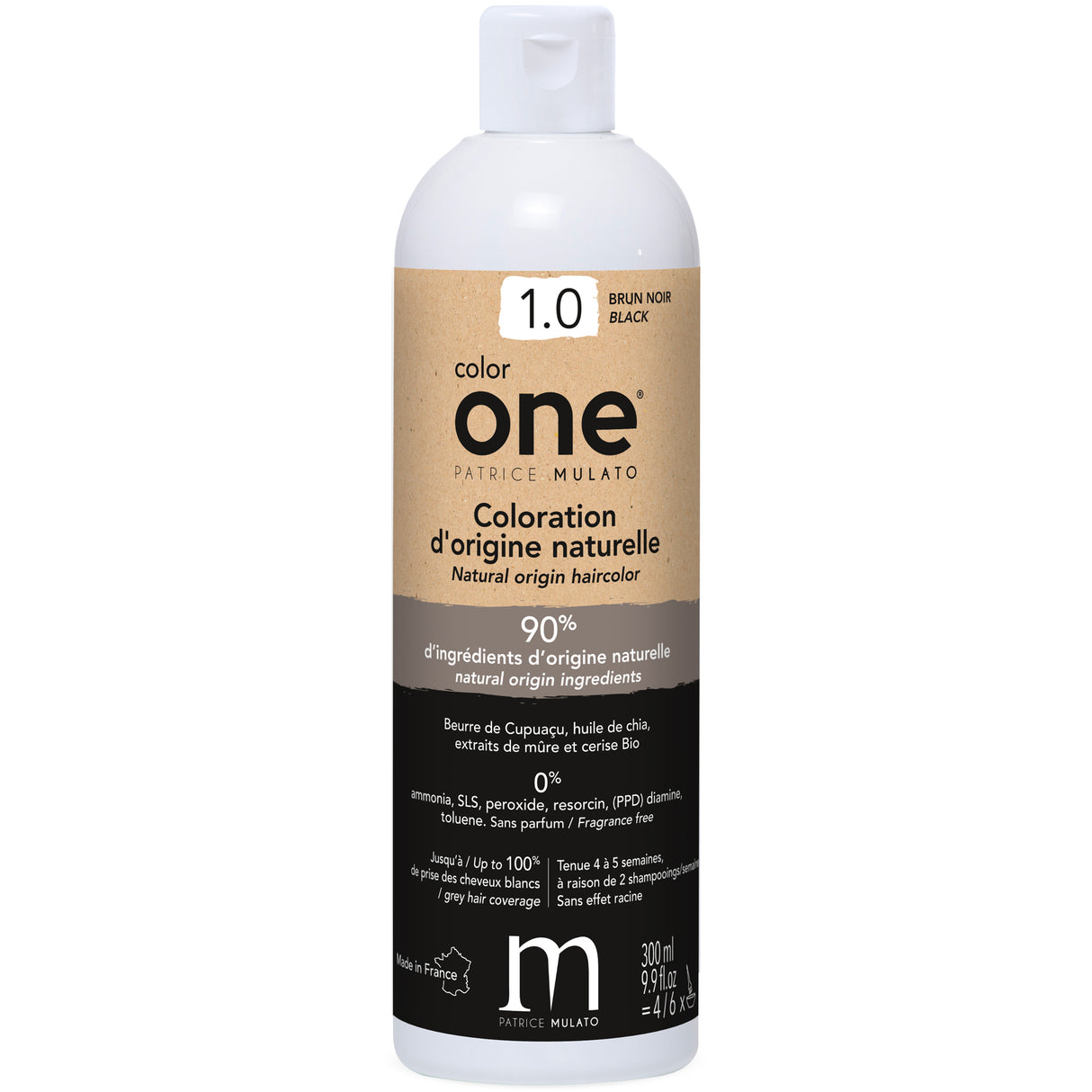 Coloration Naturelle 1.0 BRUN Color One Mulato 300 ML
