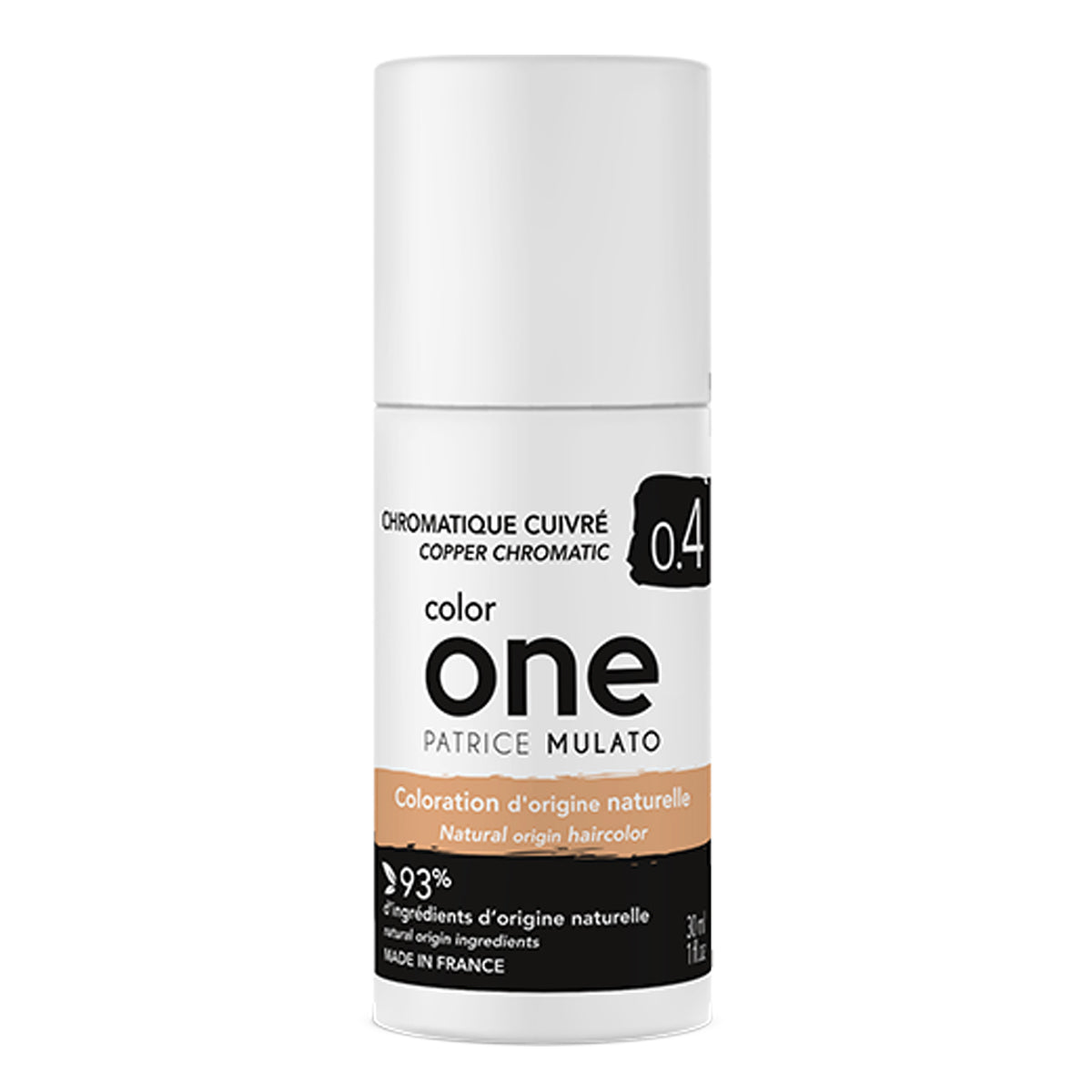 Coloration Naturelle 0.4 Cuivré Chromatique Color One Mulato 30 ML