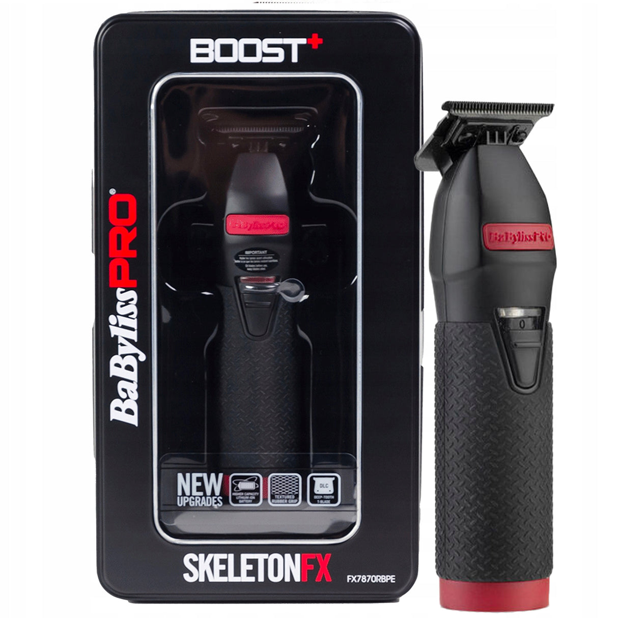 Tondeuse de Précision Boost+ Matte Black & Red Babyliss Pro