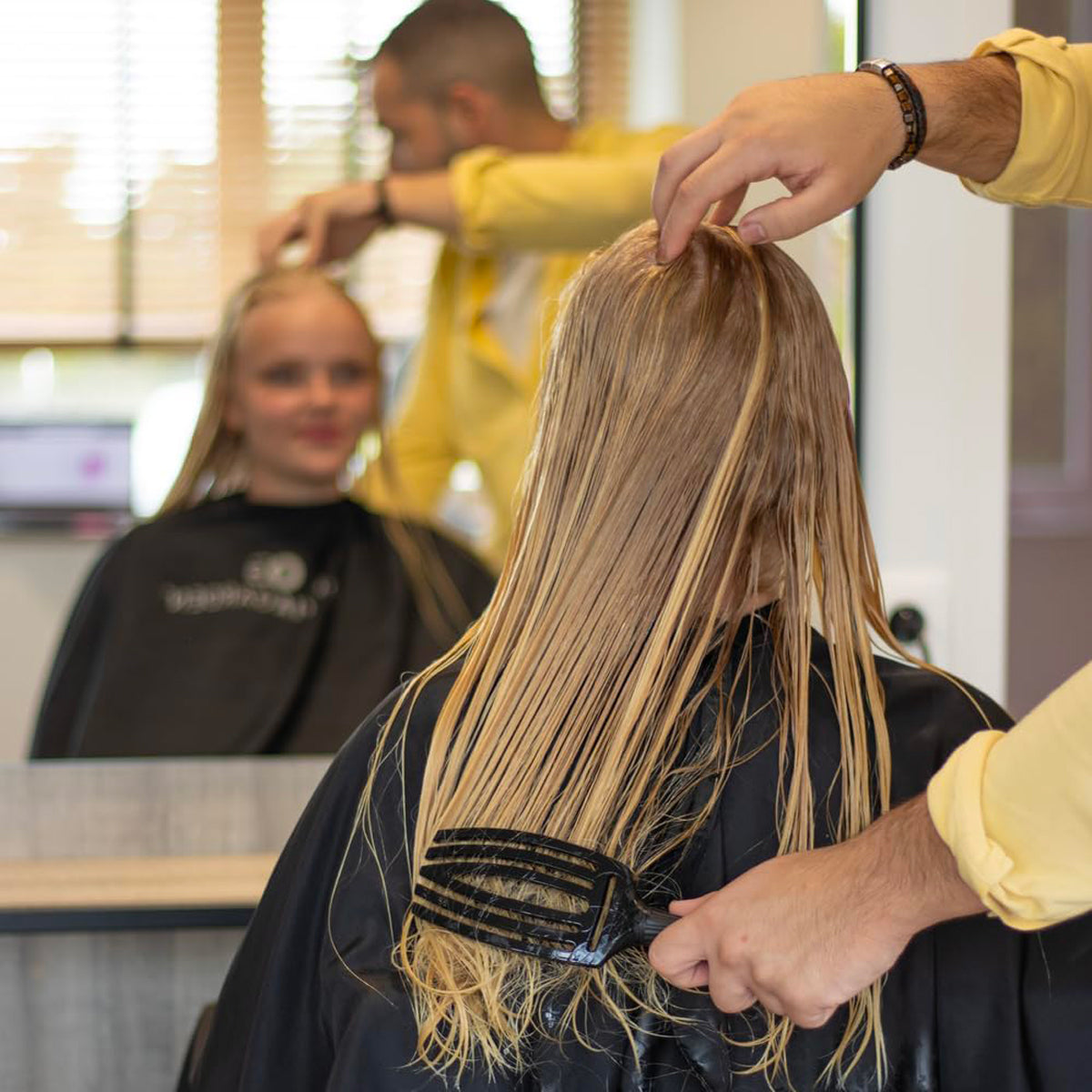 Brosse démêlante Fingerbrush Nylon Moyenne Olivia Garden