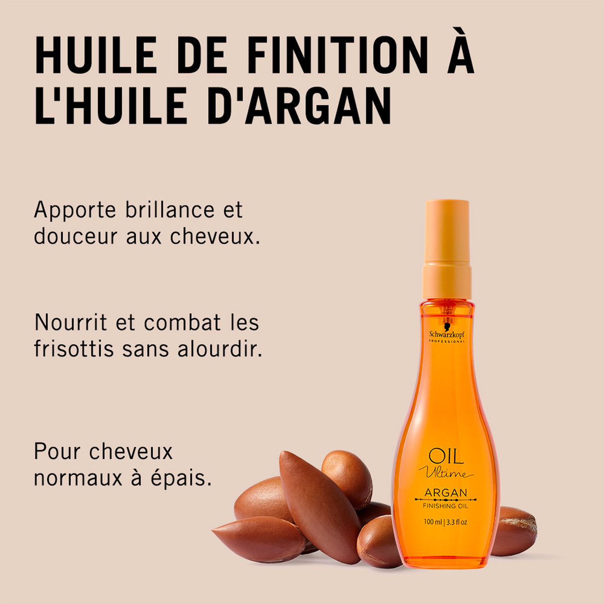 Huile Finition Argan Oil Ultime Schwarzkopf Professional 100 ML