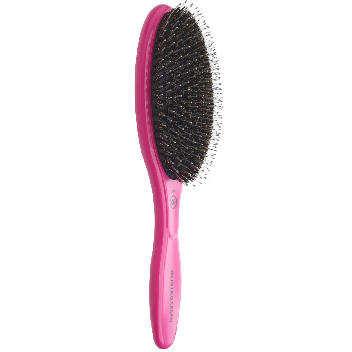 Brosse pneumatique Expert Care Oval Sanglier/Nylon Pink Olivia Garden