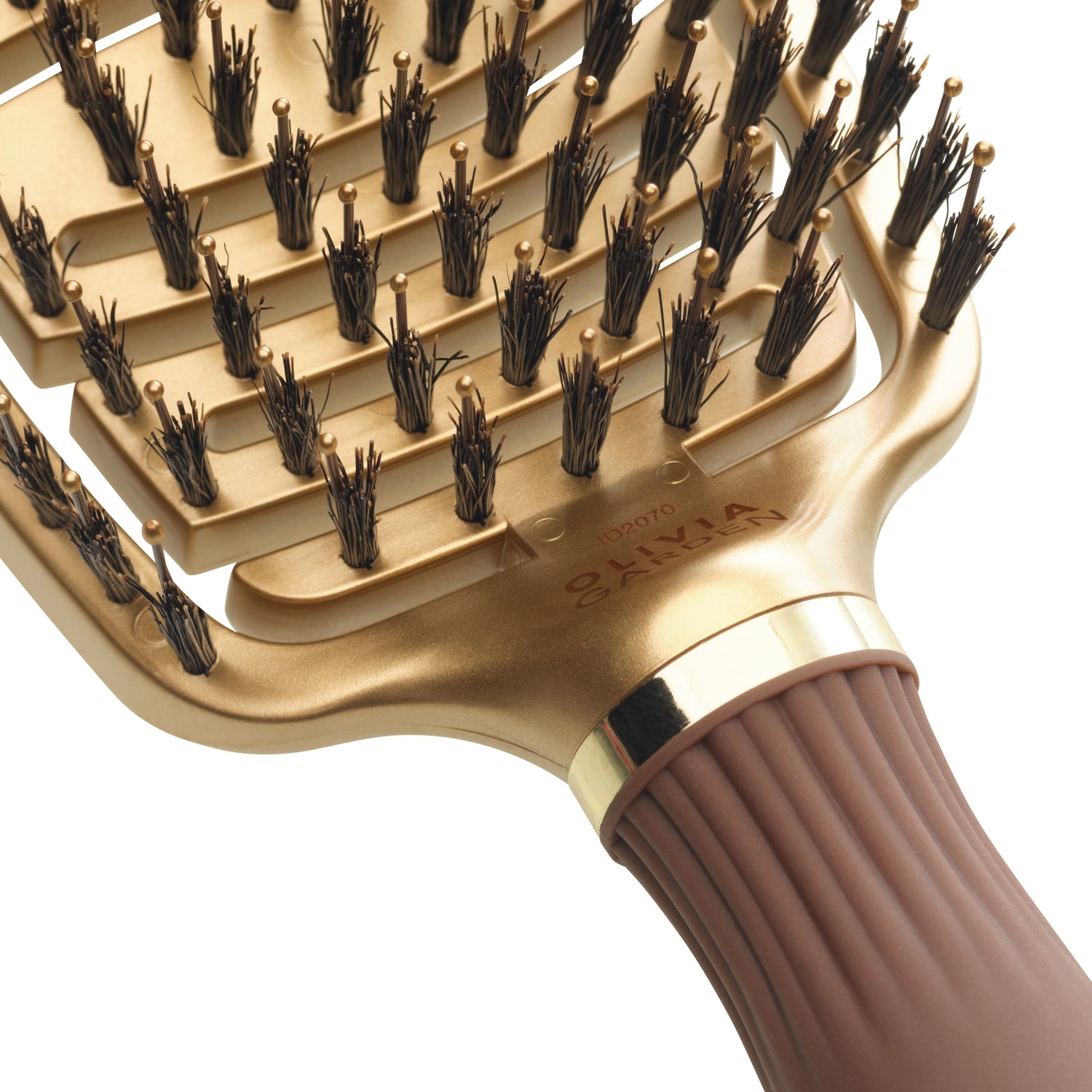 Brosse Démêlante Olivia Garden Expert Care Flex Nylon + Sanglier