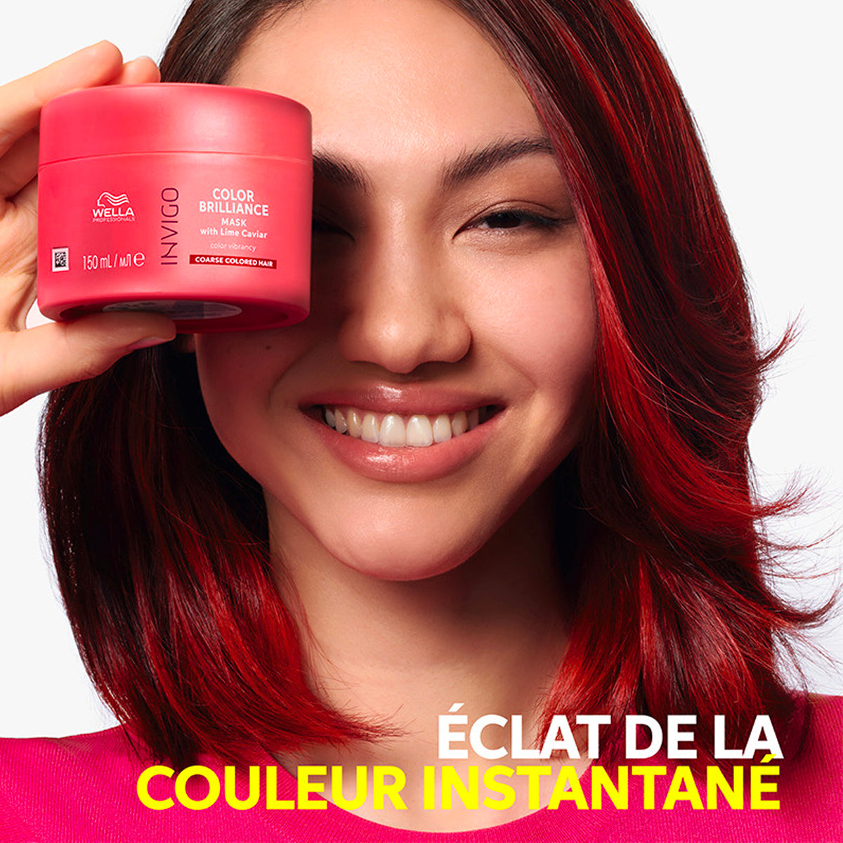 Masque Color Brilliance Invigo Cheveux Épais Wella 150 ML
