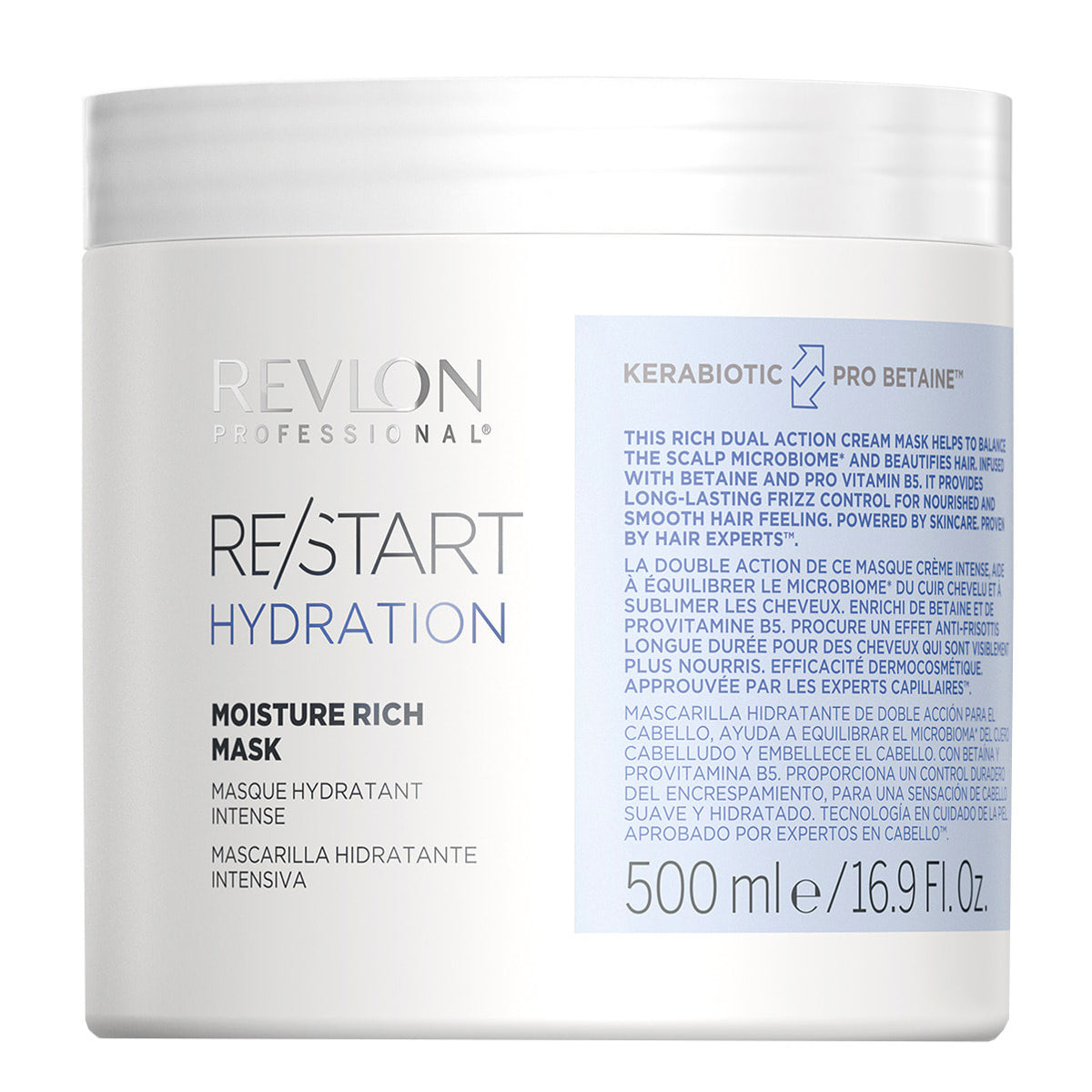 Masque Hydratant Intense Hydration Re/Start Revlon 500 ML