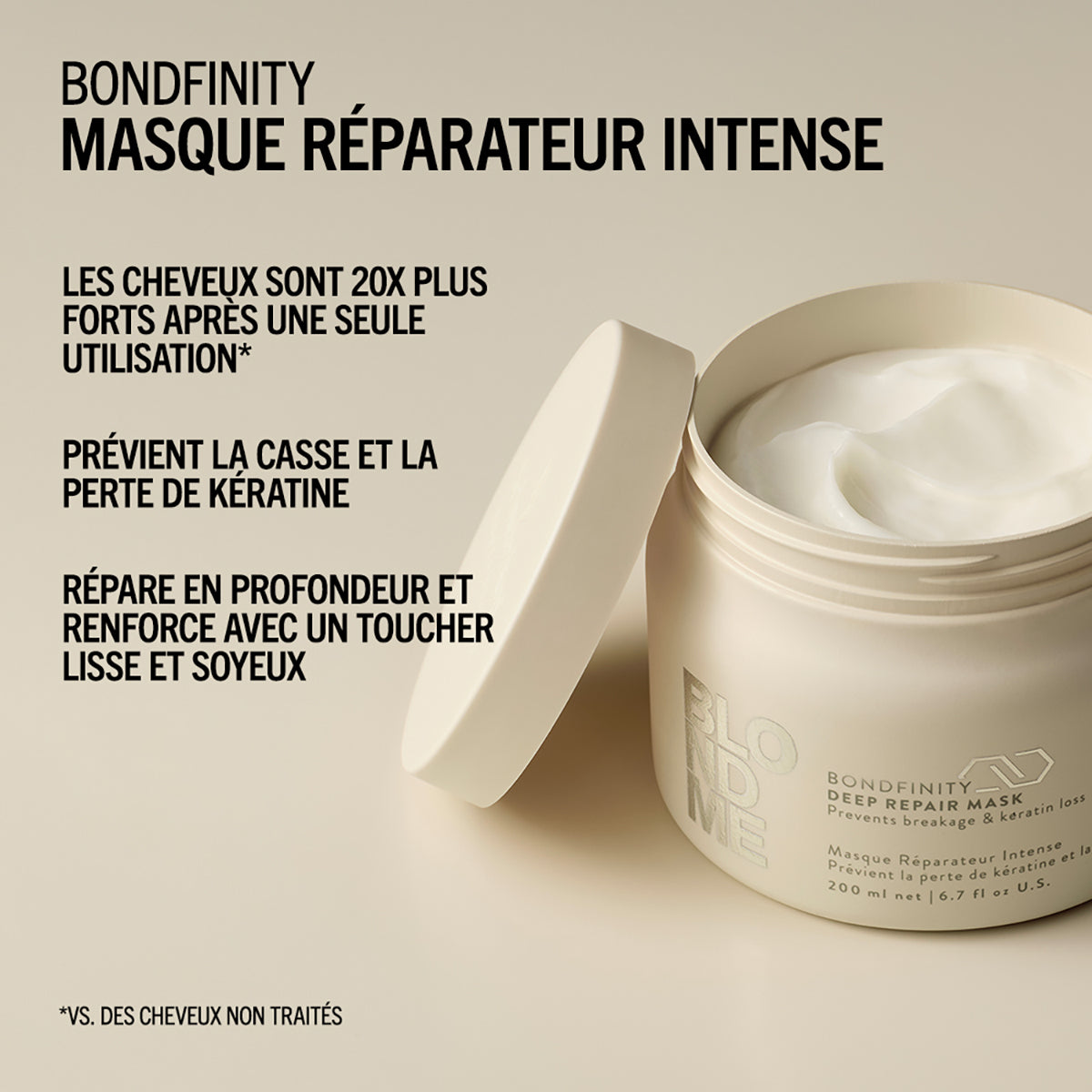 Masque Réparateur Blond Me Bondfinity Schwarzkopf 500 ML