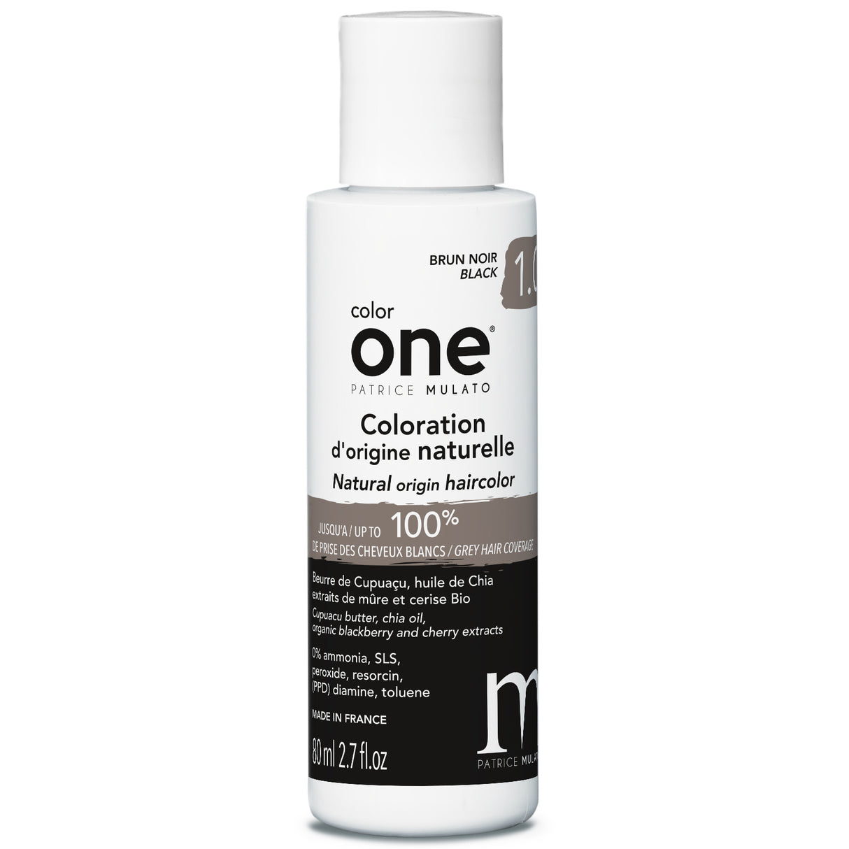 Coloration Naturelle 1.0 BRUN Color One Mulato 80 ML