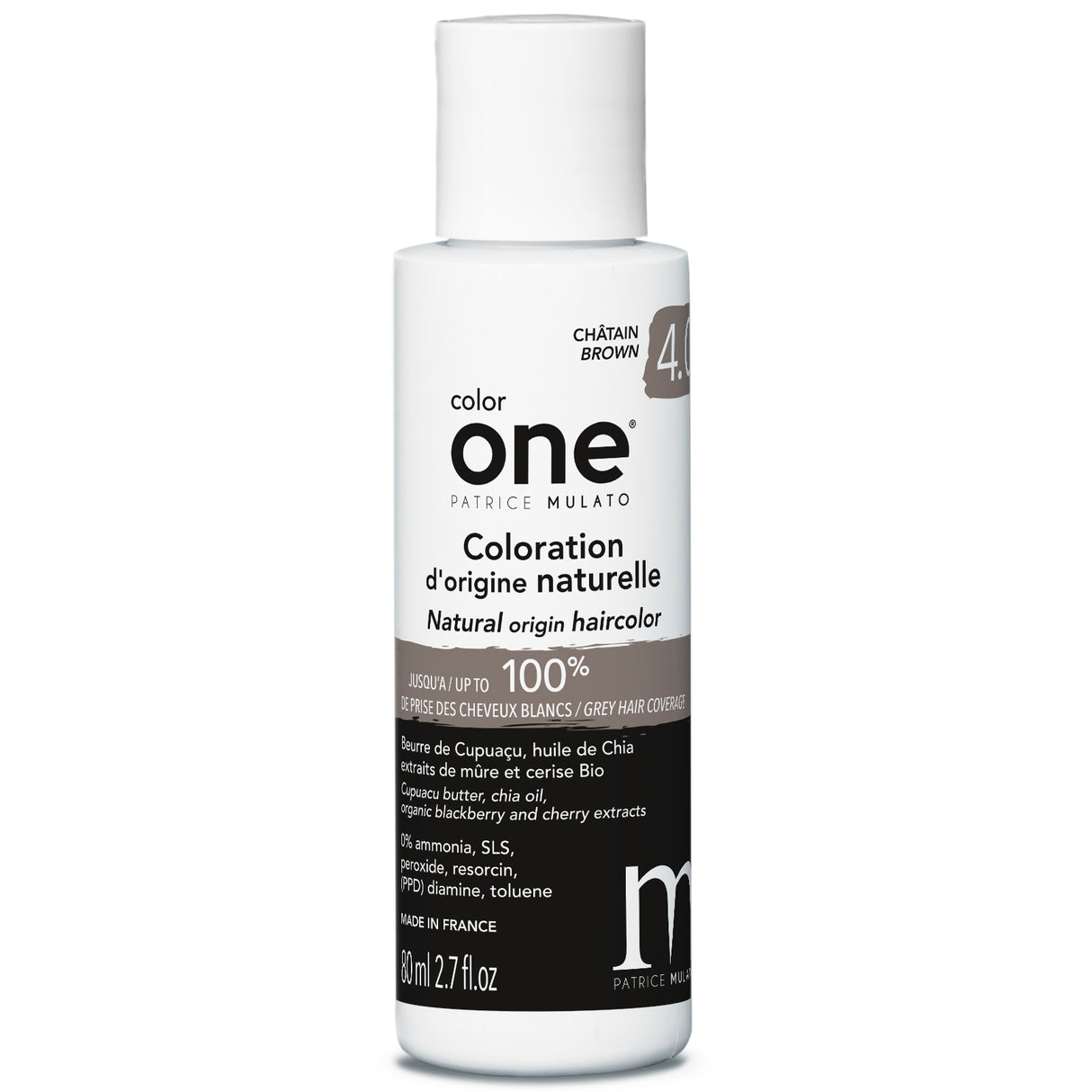 Coloration Naturelle 4.0 CHÂTAIN Color One Mulato 80 ML