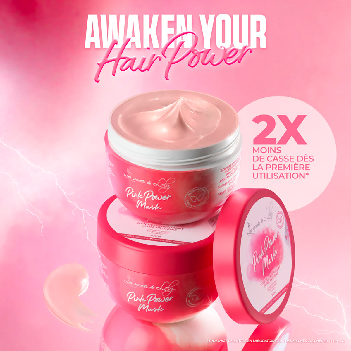 Pink Power Mask Les Secrets de Loly 300 ML