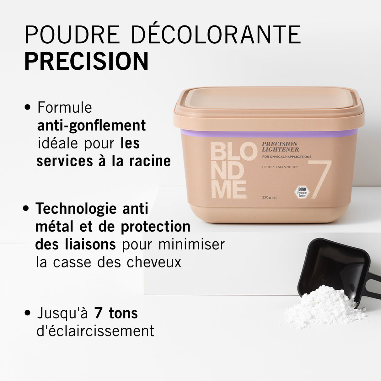 Poudre Décolorante Blond Me Precision Lightener 7 Schwarzkopf 350g