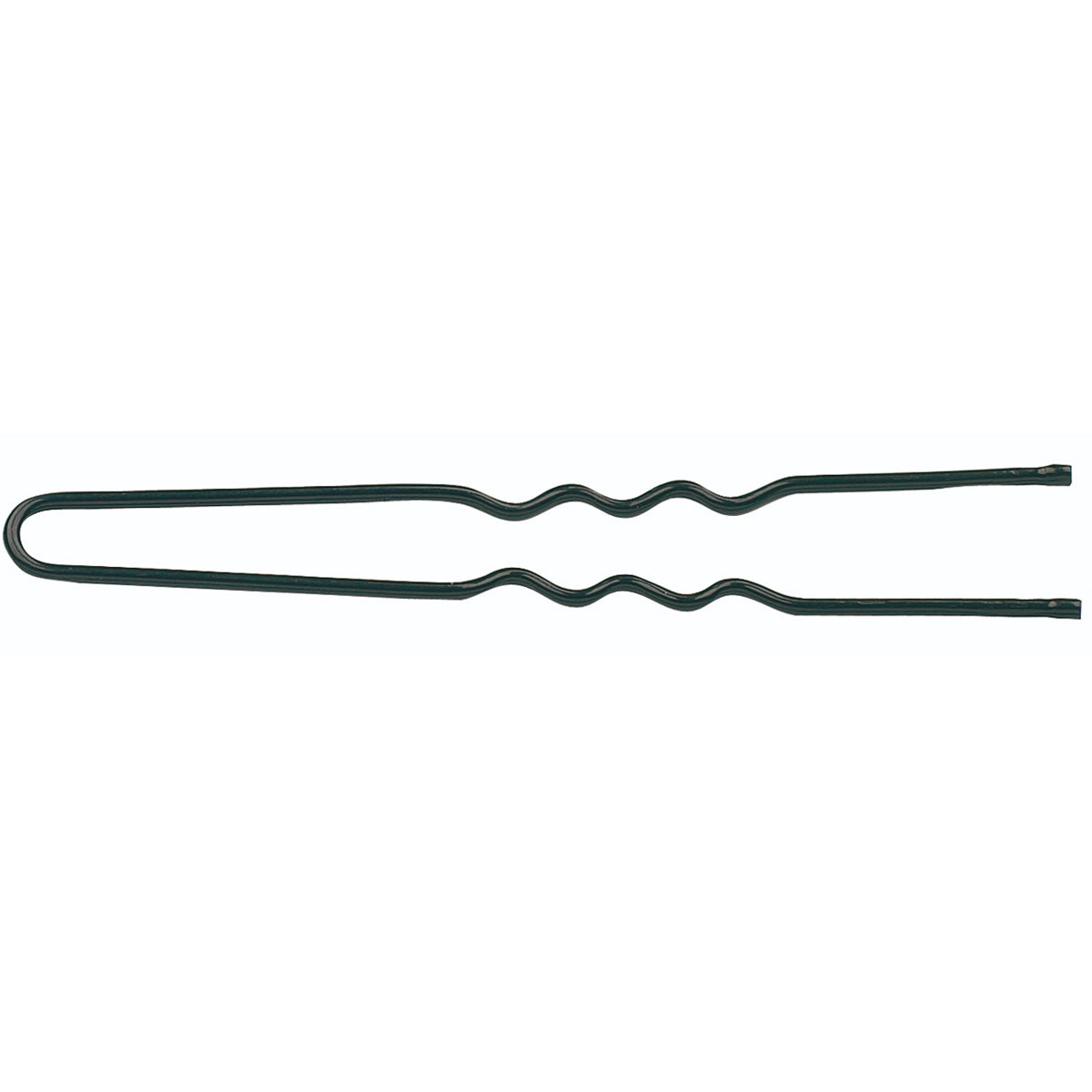 50 Épingles Ondulées Noires 60 mm