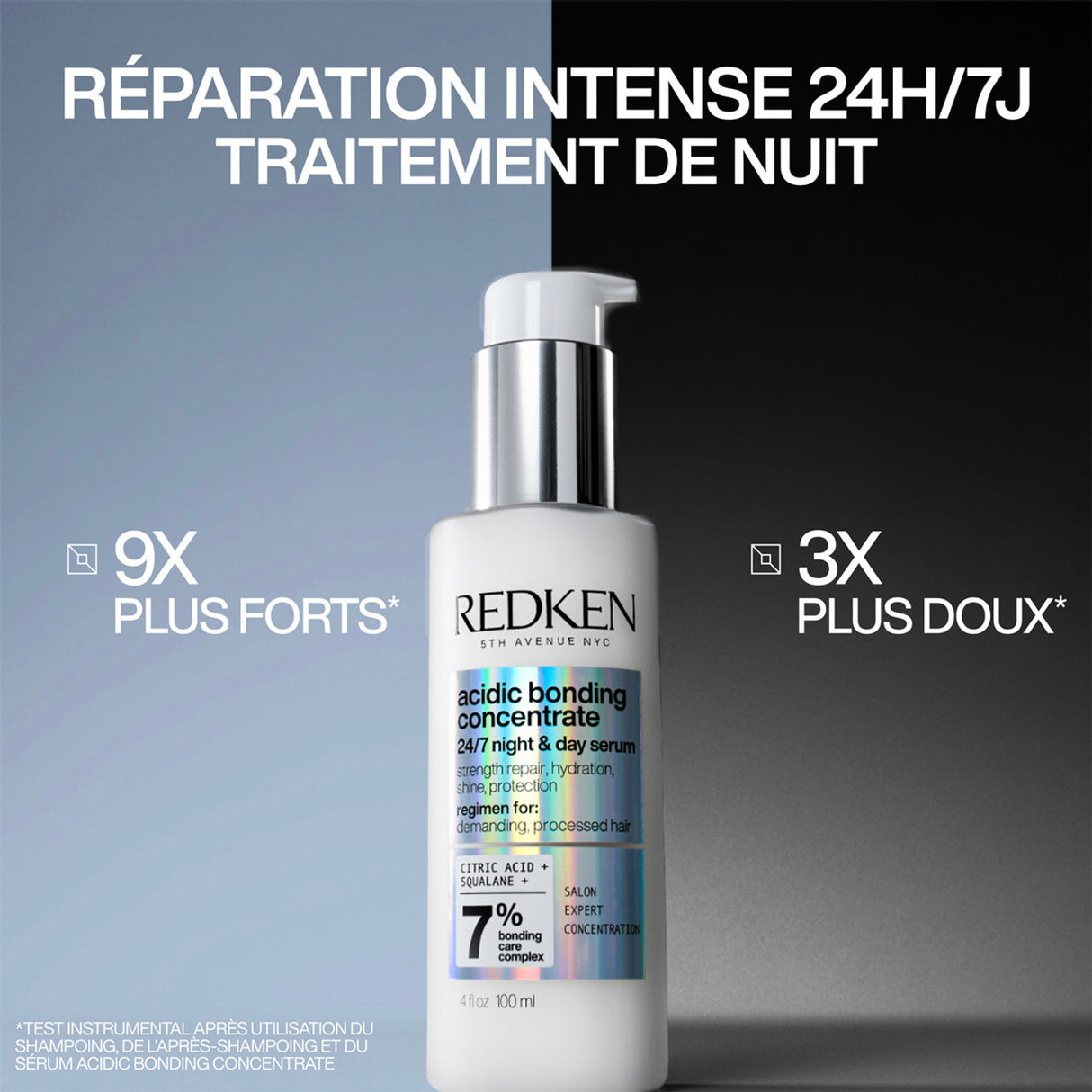 Sérum Réparateur Intensif Jour/Nuit Acidic Bonding Concentrate Redken 100 ML