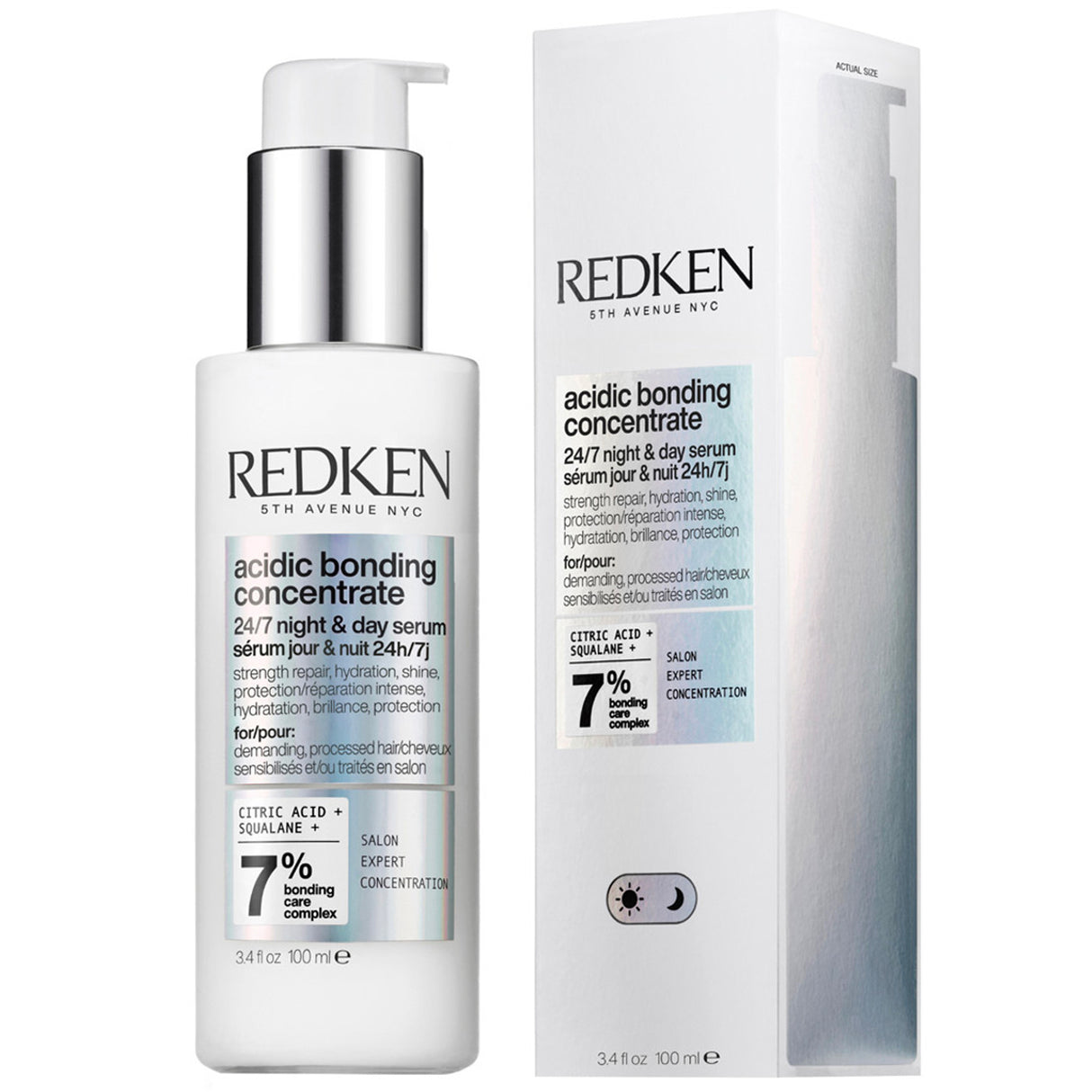 Sérum Réparateur Intensif Jour/Nuit Acidic Bonding Concentrate Redken 100 ML
