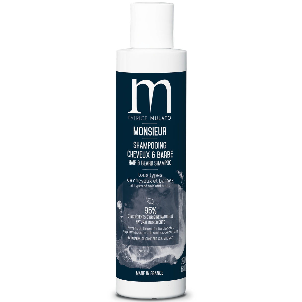 Shampoing Cheveux & Barbe Monsieur Mulato 200 ML