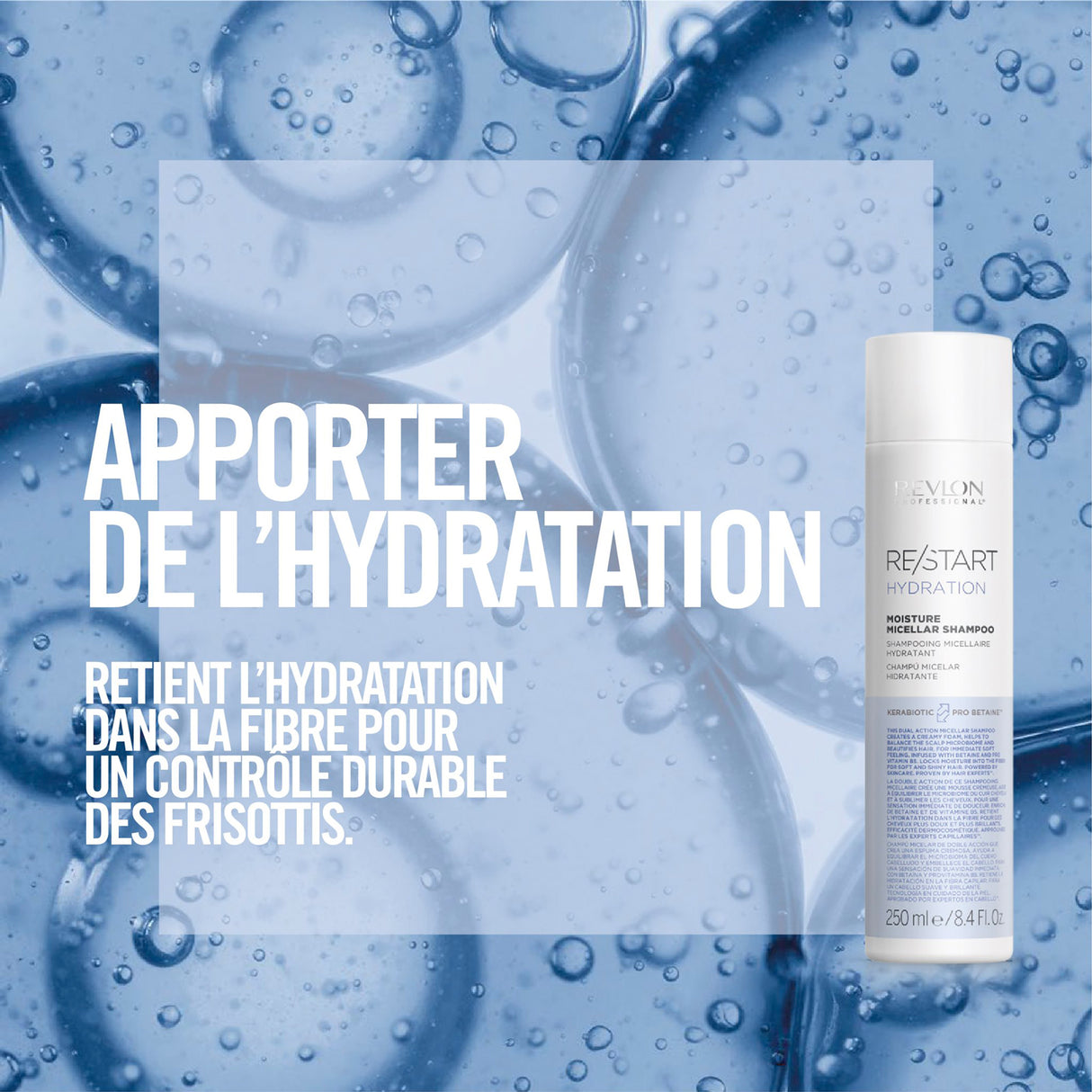 Shampoing Hydratant Micellaire Hydration Re/Start Revlon 250 ML