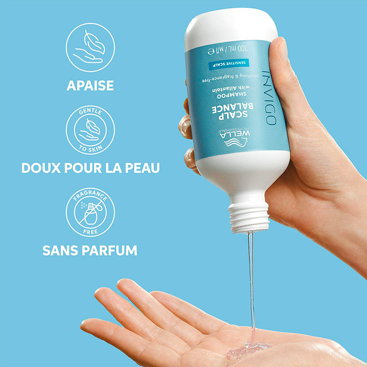 Shampoing Invigo Scalp Balance Cuir chevelu sensible Wella 300 ML