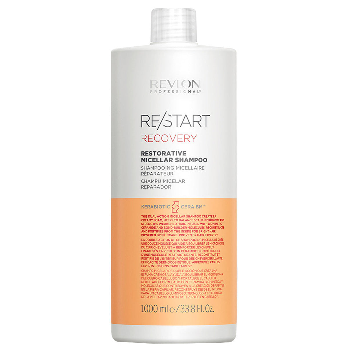 Shampoing Réparateur Micellaire Recovery Re/Start Revlon 1 Litre