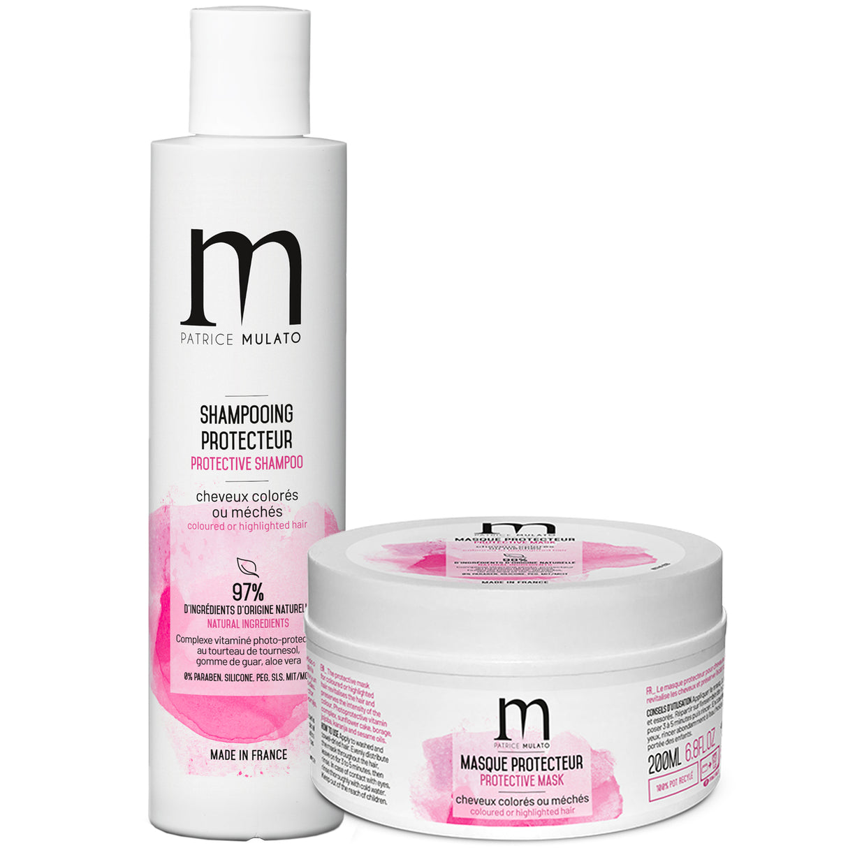 Duo Shampoing & Masque Cheveux Colorés/Méchés Mulato