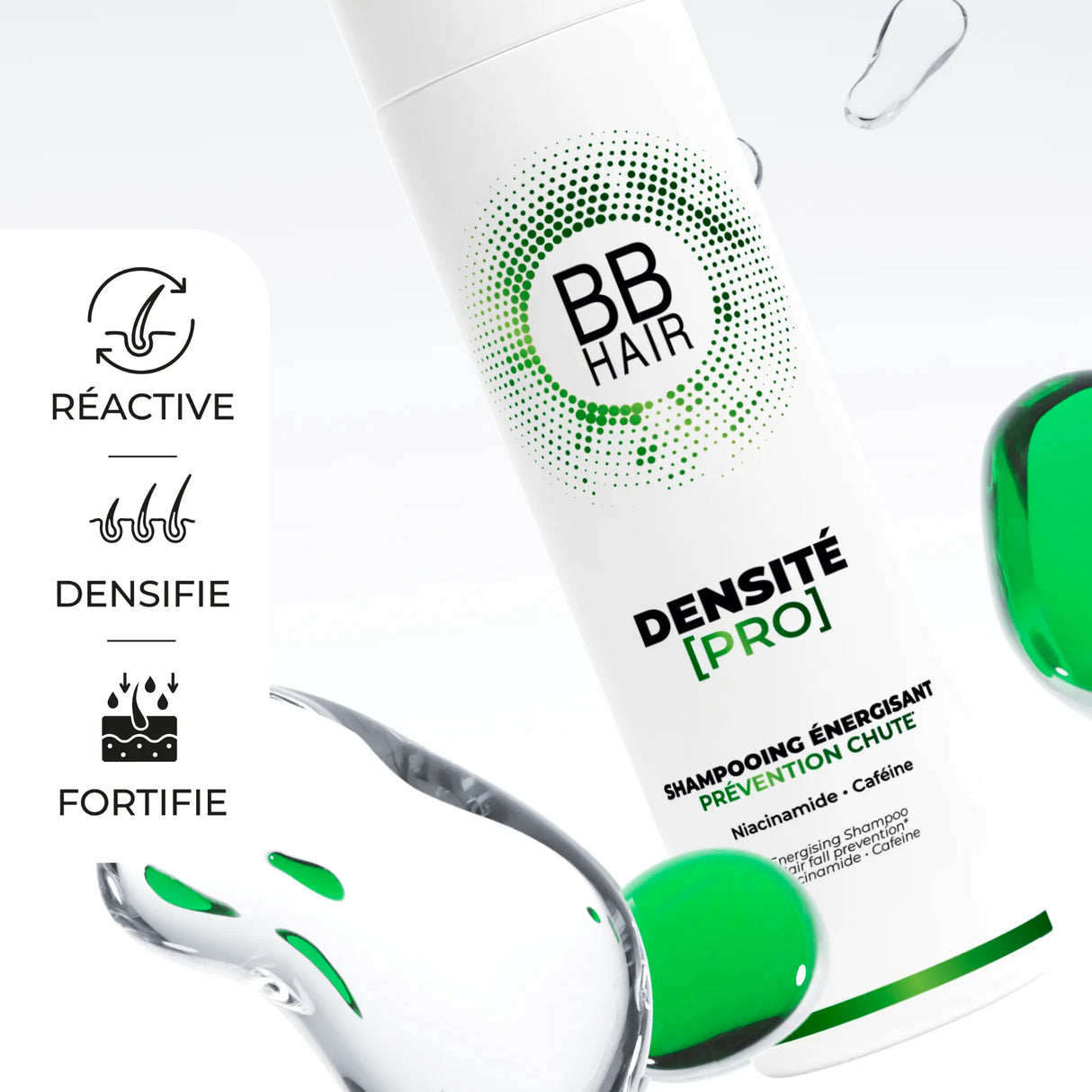 Shampoing Énergisant Densité Pro BBHAIR Generik 250 ML