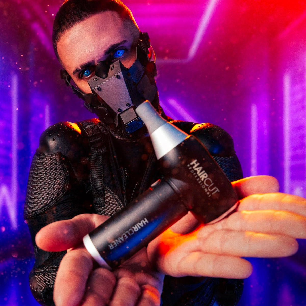 Souffleur Nettoyant Cheveux Noir Haircut