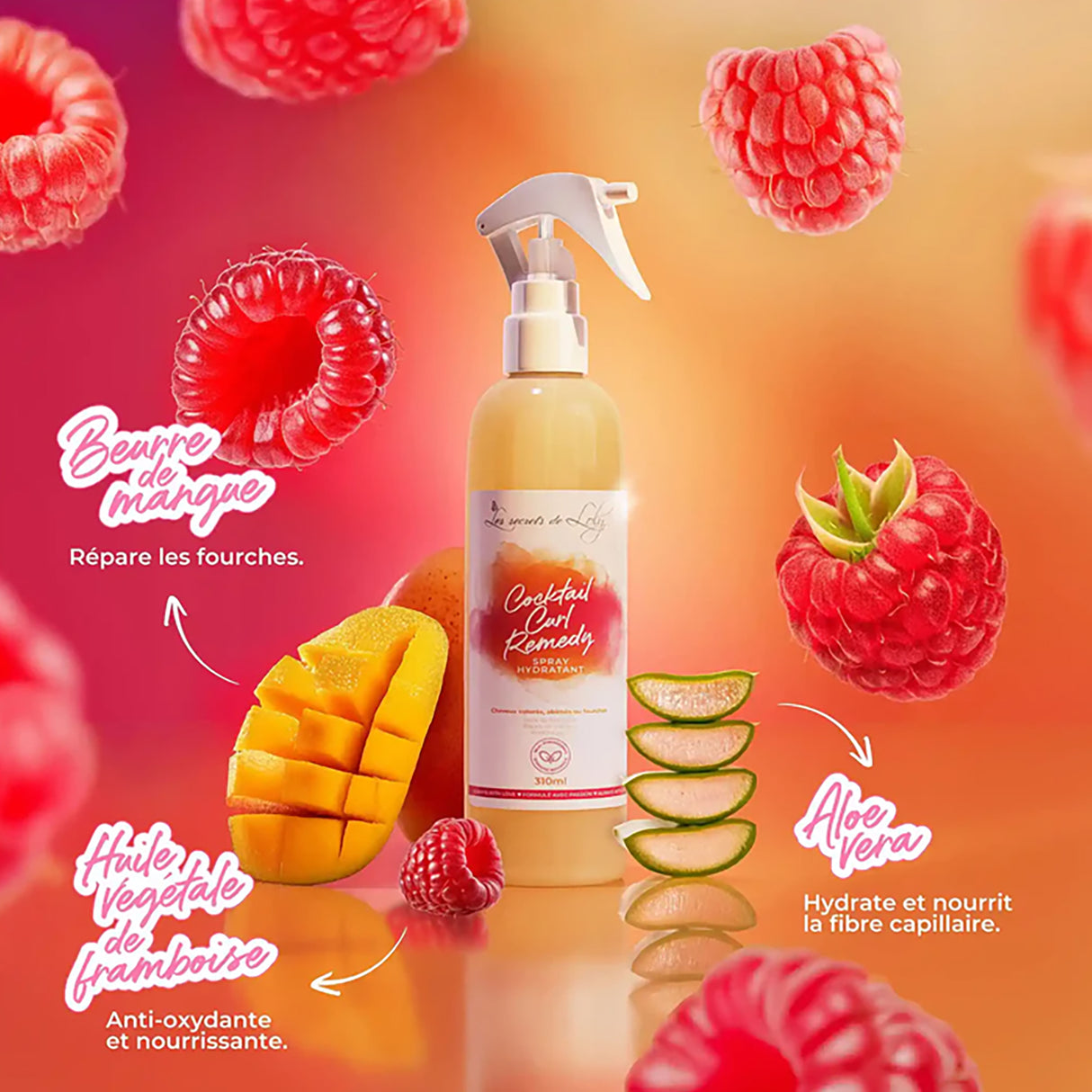 Spray Cocktail Curl Remedy - Les Secrets de Loly 310 ML