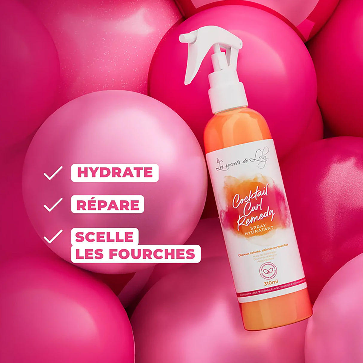 Spray Cocktail Curl Remedy - Les Secrets de Loly 310 ML
